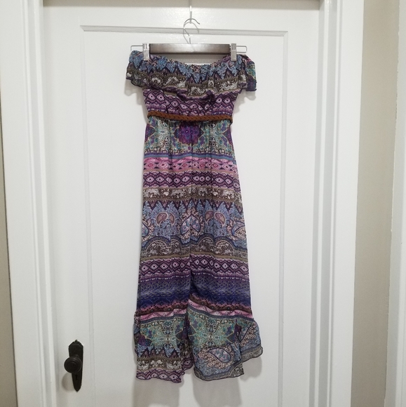 Strapless Hi-Low Dress - Picture 5 of 10